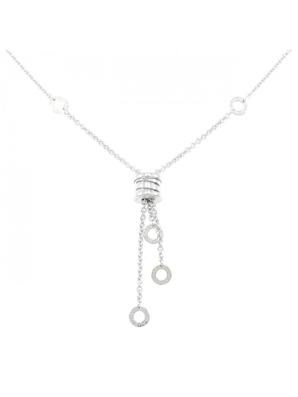 Bvlgari Plain Necklace White Gold